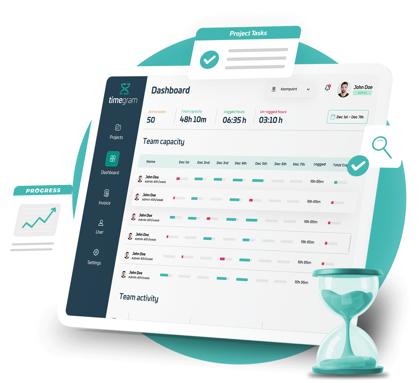 Timegram screenshot 1